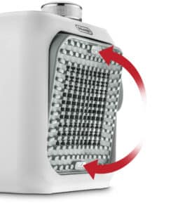 De’Longhi HFX10B03.GR electrische verwarming Binnen Grijs, Wit 350 W Ventilator elektrisch verwarmingstoestel - Afbeelding 5