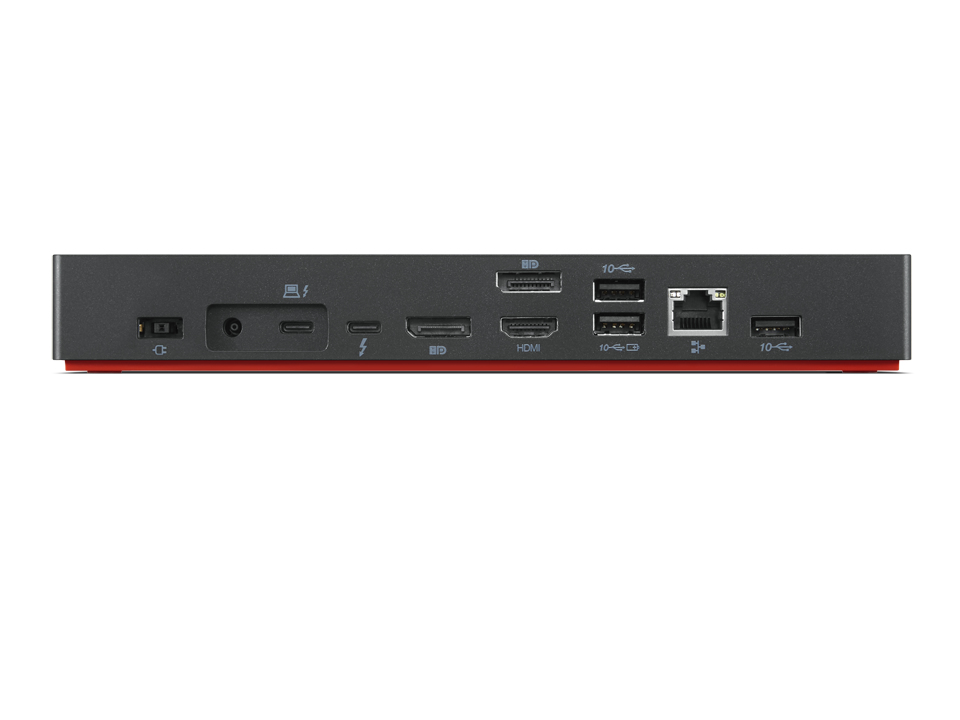 Lenovo 40B00300EU laptop dock & poortreplicator Bedraad Thunderbolt 4 Zwart, Rood - Afbeelding 5