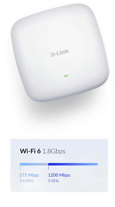 D-Link DAP‑X2810 AX1800 Wi-Fi 6 Dual-Band PoE Access Point - Afbeelding 7