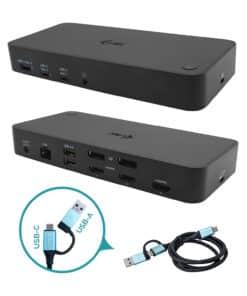 i-tec USB 3.0 / USB-C / Thunderbolt, 3x 4K Docking Station + Power Delivery 100W