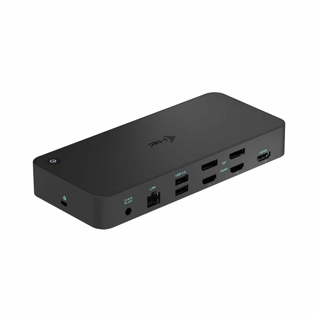 i-tec USB 3.0 / USB-C / Thunderbolt, 3x 4K Docking Station + Power Delivery 100W - Afbeelding 2