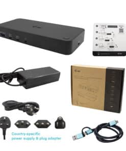 i-tec USB 3.0 / USB-C / Thunderbolt, 3x 4K Docking Station + Power Delivery 100W - Afbeelding 4