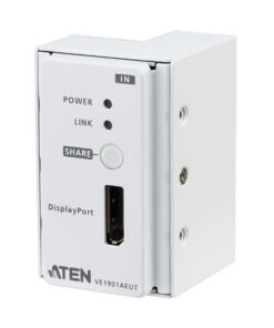 ATEN DisplayPort HDBaseT-Lite zender met EU Wall Plate / PoH - Afbeelding 4
