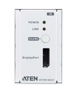 ATEN DisplayPort HDBaseT-Lite zender met EU Wall Plate / PoH