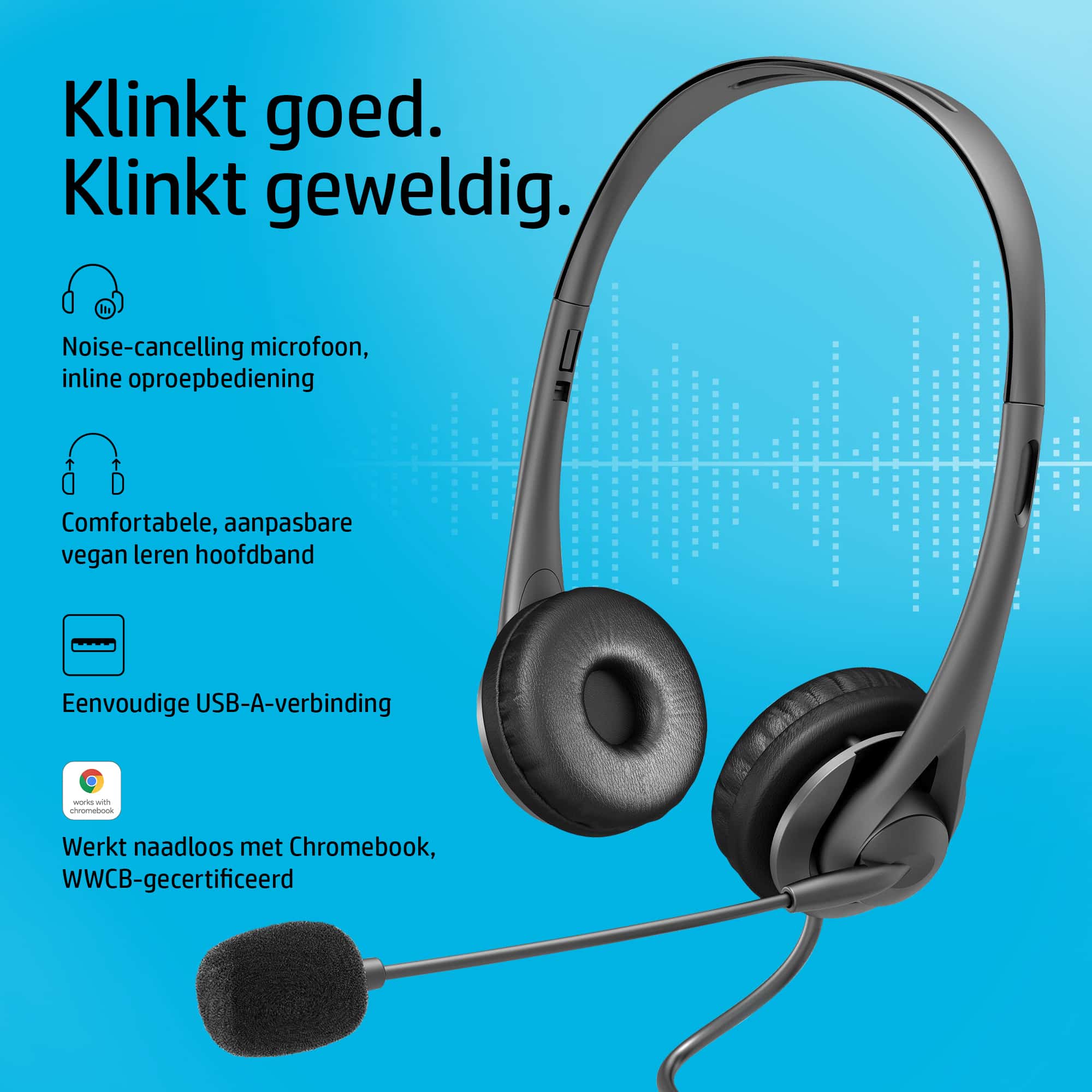 HP stereo USB-headset G2 - Afbeelding 2