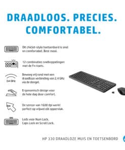 HP 330 draadloze muis en draadloos toetsenbord