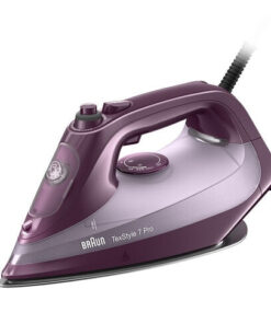 Braun TexStyle 7 Pro SI 7181 VI strijkijzer Droog- & stoomstrijkijzer EloxalPlus soleplate 3100 W Violet