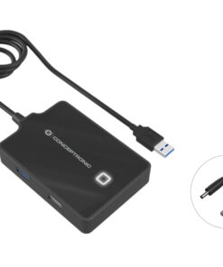 Conceptronic HUBBIES10B laptop dock & poortreplicator USB 3.2 Gen 1 (3.1 Gen 1) Type-A Zwart - Afbeelding 4