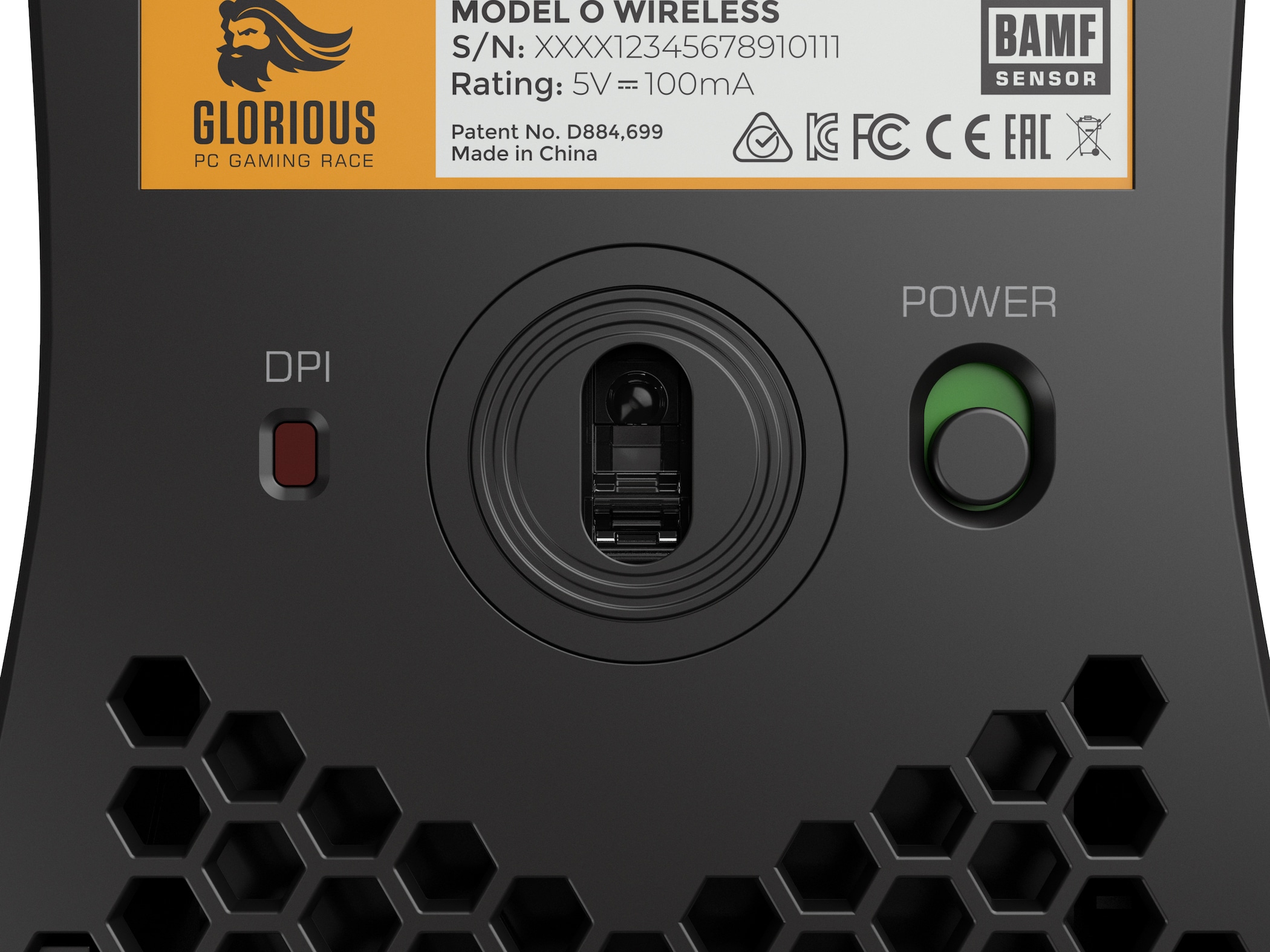 Glorious Gaming Model O Wireless muis Gamen Rechtshandig RF Draadloos Optisch 19000 DPI - Afbeelding 6