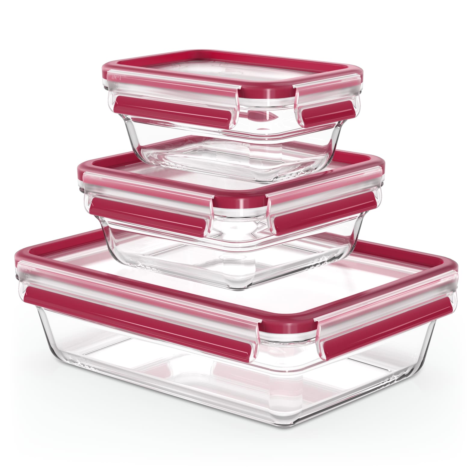 Tefal MasterSeal GLASS N1050910 VERSHOUDBAKJE SET 0,45/0,8/2,0L