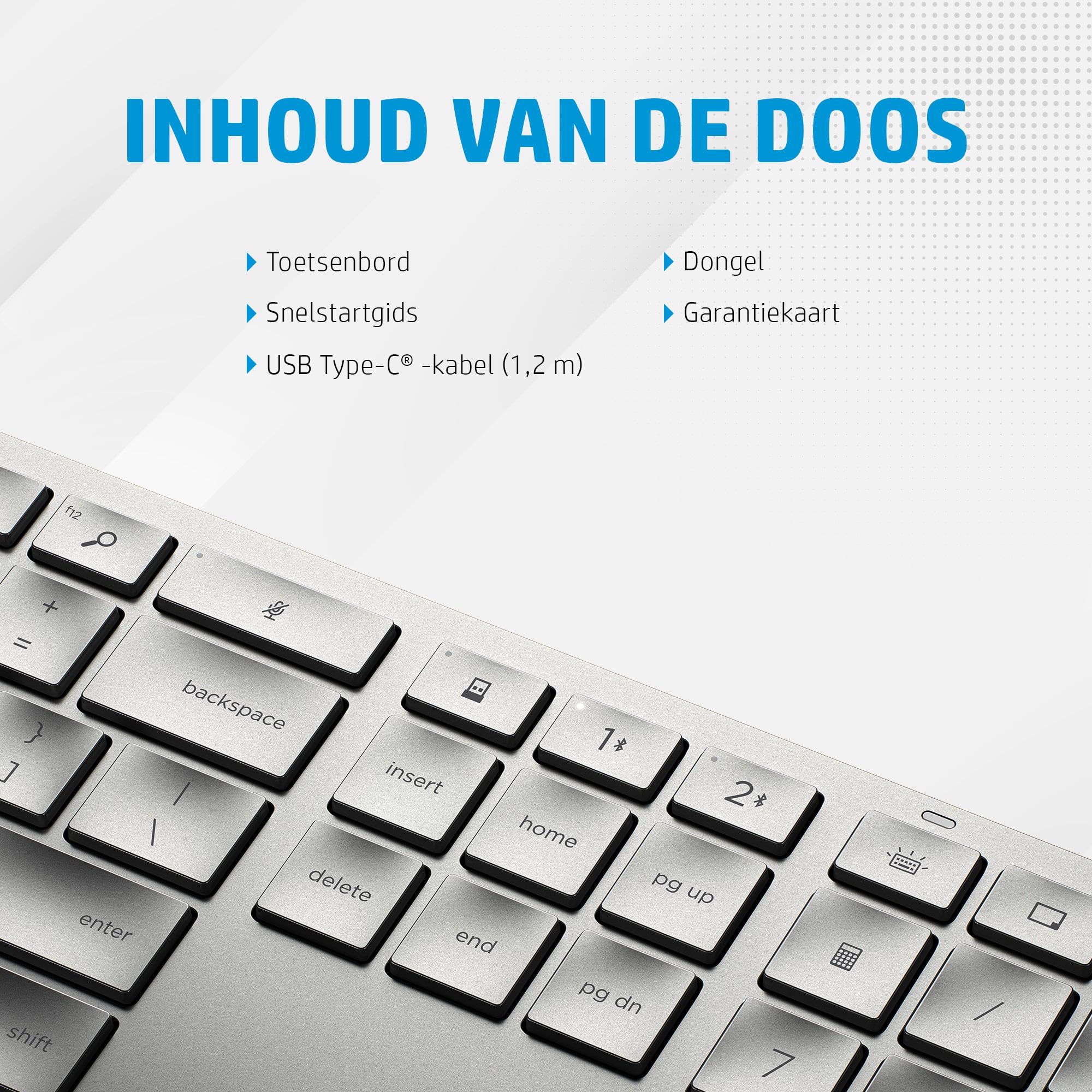 HP 970 programmeerbaar draadloos toetsenbord - Afbeelding 3