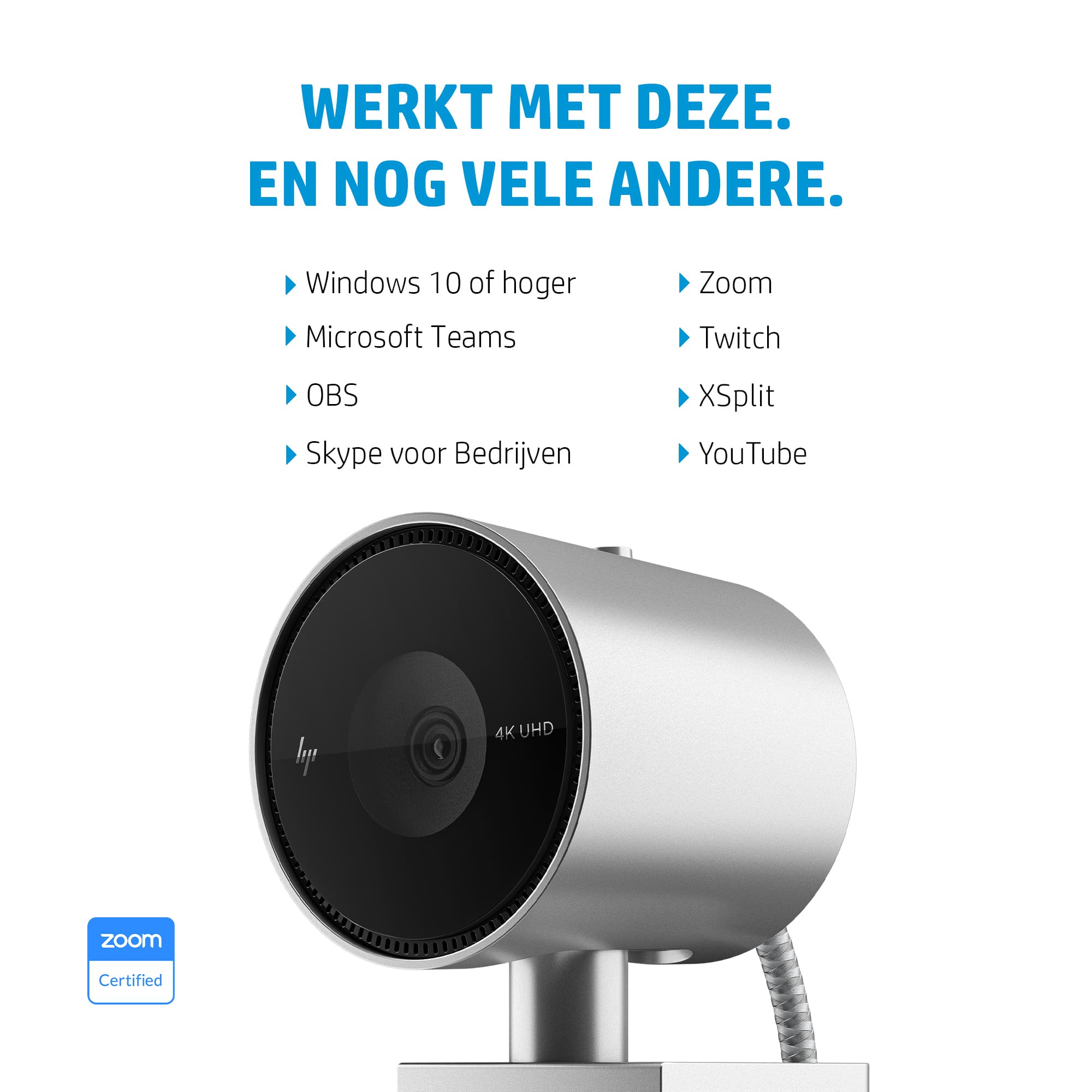 HP 950 4K webcam - Afbeelding 5