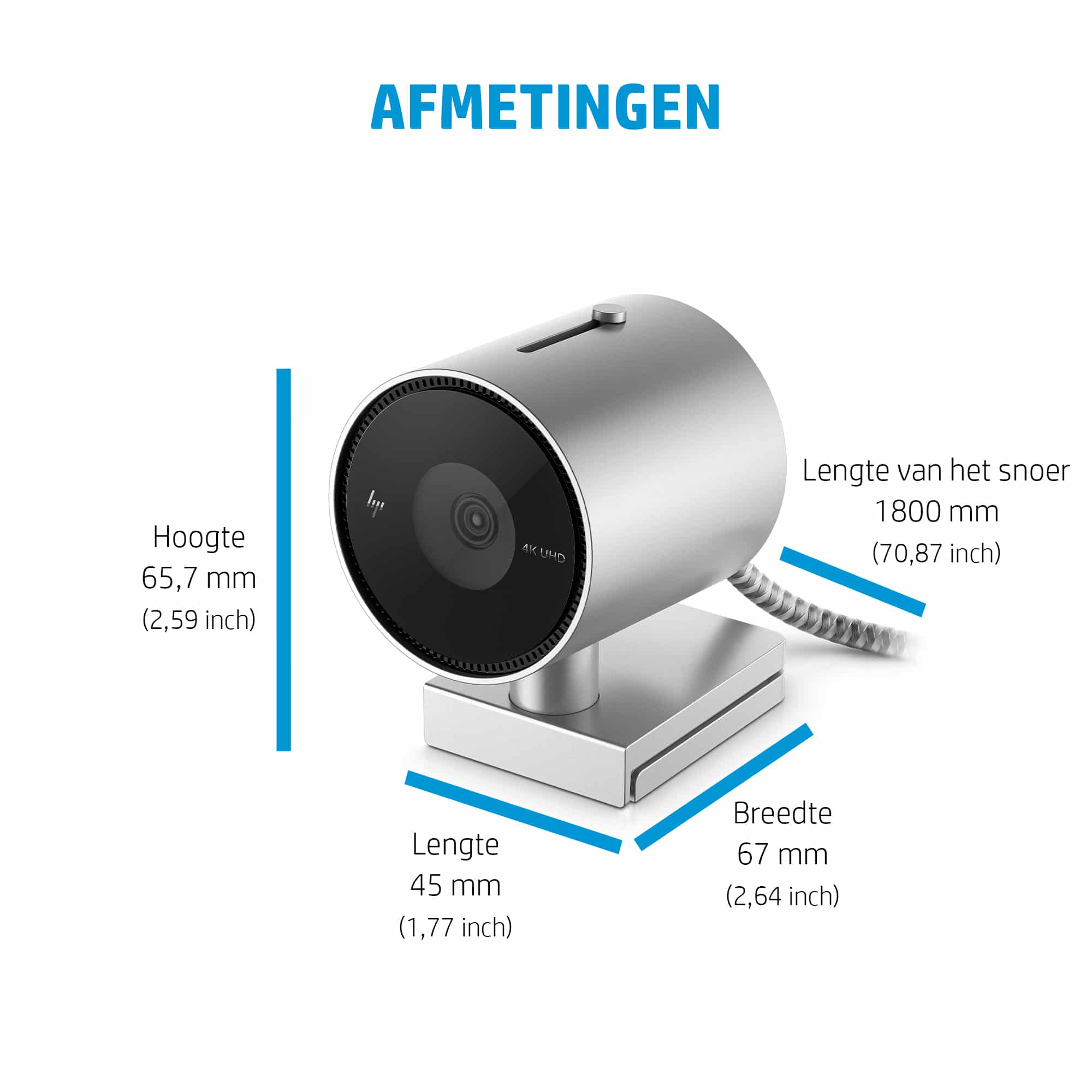 HP 950 4K webcam - Afbeelding 2