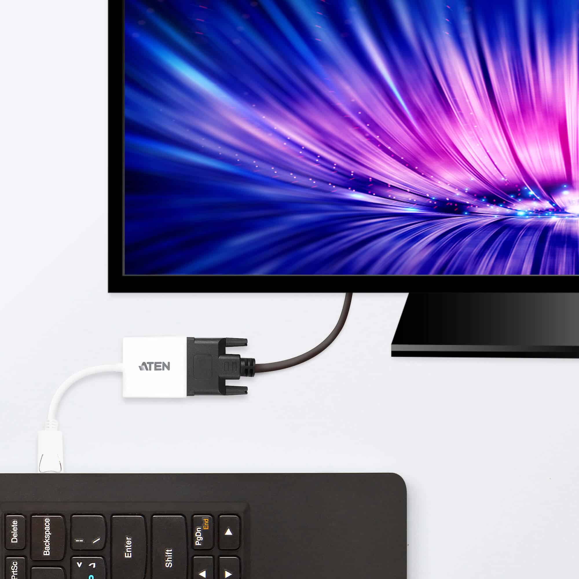ATEN DisplayPort naar DVI-adapter