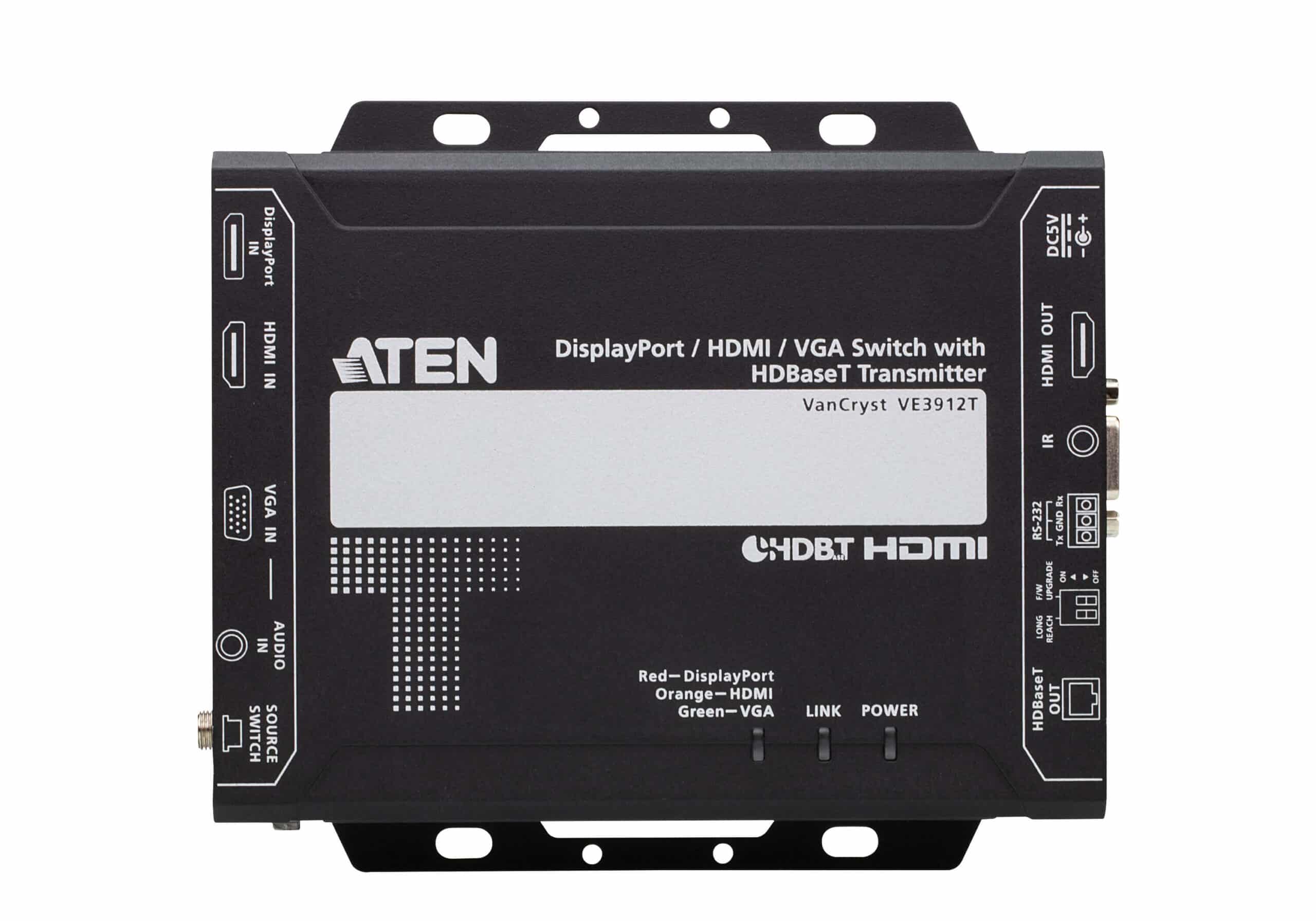 ATEN DisplayPort / HDMI / VGA-switch met HDBaseT-zender - Afbeelding 4