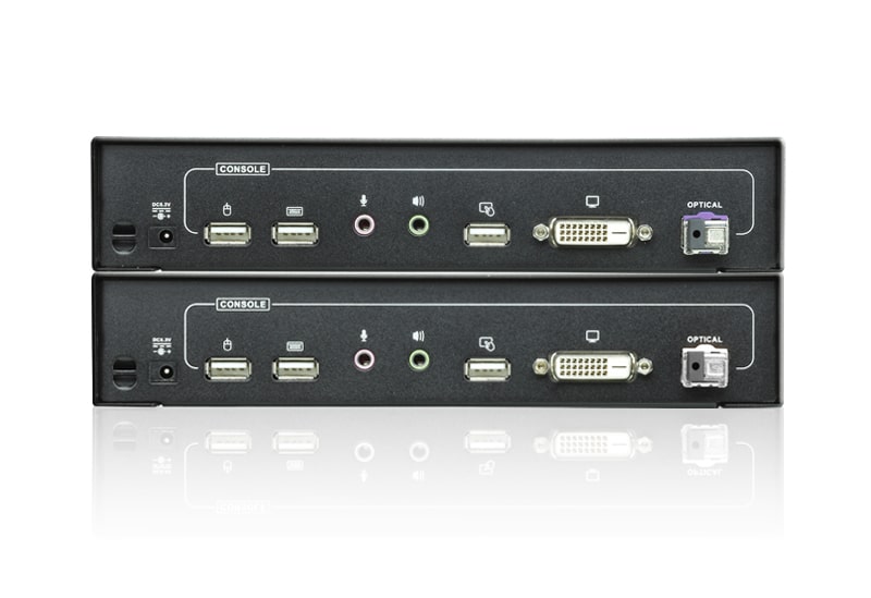 ATEN USB DVI Optische KVM Verlenger (1920 x 1200@20km) - Afbeelding 2