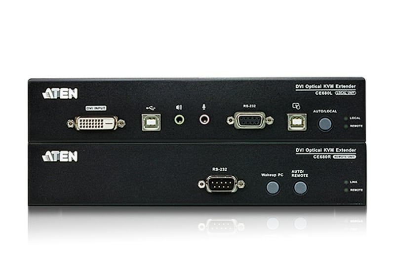 ATEN USB DVI Optische KVM Verlenger (1920 x 1200@20km) - Afbeelding 3