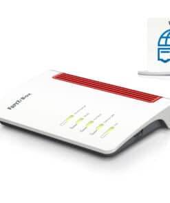 Box 4050 draadloze router Gigabit Ethernet Dual-band (2.4 GHz / 5 GHz) Wit, Rood - Afbeelding 2