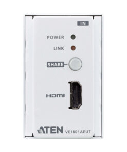 ATEN HDMI HDBaseT-Lite zender met EU wandplaat / PoH - Afbeelding 3