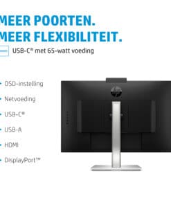 HP E-Series E27m G4 QHD USB-C conferentiemonitor - Afbeelding 3
