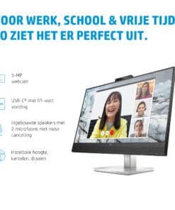 HP E-Series E27m G4 QHD USB-C conferentiemonitor - Afbeelding 6