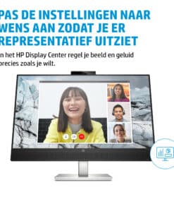 HP E-Series E27m G4 QHD USB-C conferentiemonitor - Afbeelding 2