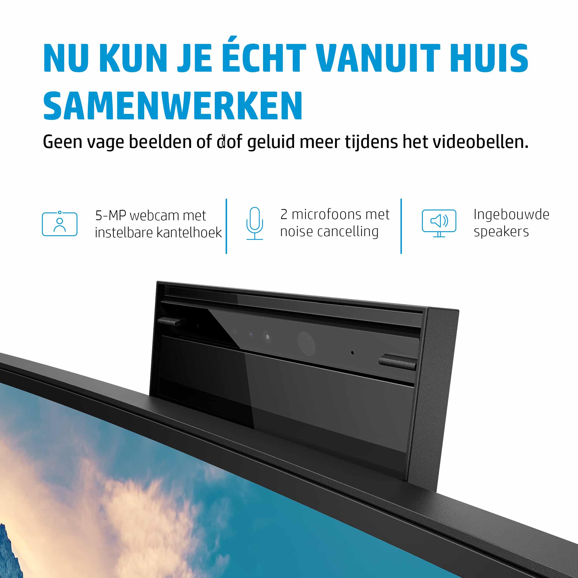 HP E34m G4 WQHD Curved USB-C conferentiemonitor - Afbeelding 5