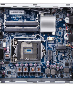 Shuttle Slim PC DH610 , S1700, 1x HDMI, 2x DP , 1x 2.5" , 2x M.2, 2x LAN (Intel 1G + 2.5G), 2x COM, 24/7 permanent gebruik, incl. VESA