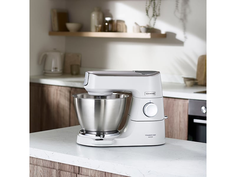 Kenwood KVC65.001WH keukenmachine 1200 W 5 l Roestvrijstaal, Wit Ingebouwde weegschalen - Afbeelding 5