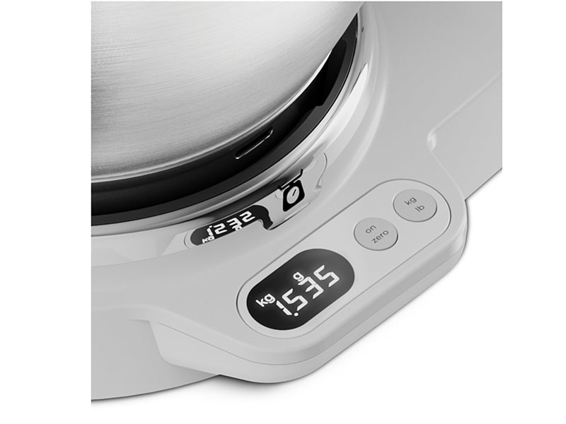 Kenwood KVC65.001WH keukenmachine 1200 W 5 l Roestvrijstaal, Wit Ingebouwde weegschalen - Afbeelding 4