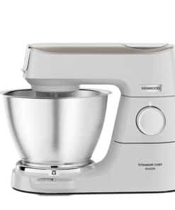 Kenwood KVC65.001WH keukenmachine 1200 W 5 l Roestvrijstaal, Wit Ingebouwde weegschalen