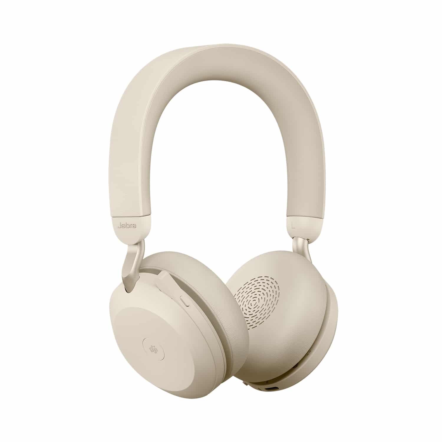Jabra Evolve2 75 Headset Draadloos Hoofdband Kantoor/callcenter Bluetooth Beige