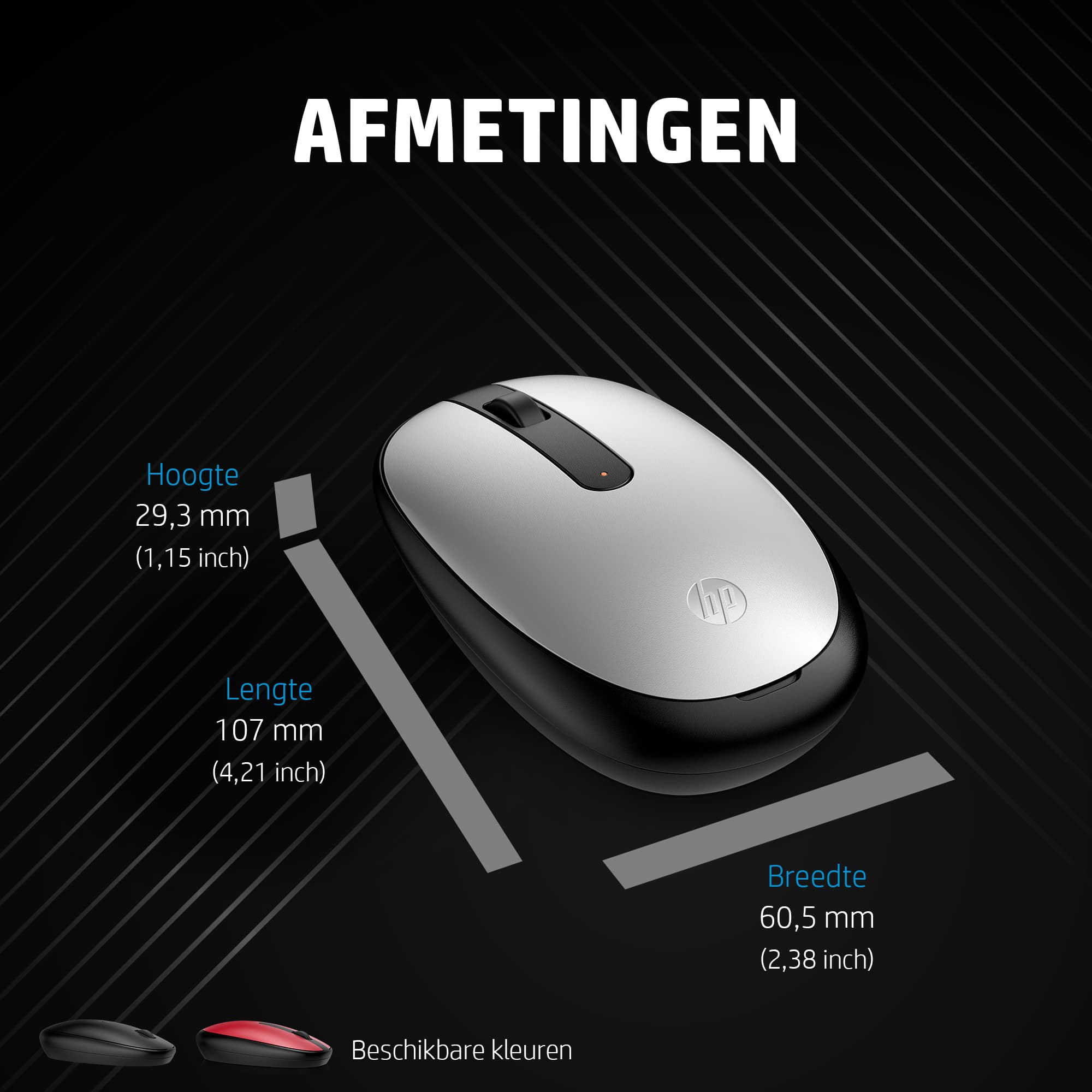 HP 240 Bluetooth-muis, zwart - Afbeelding 3