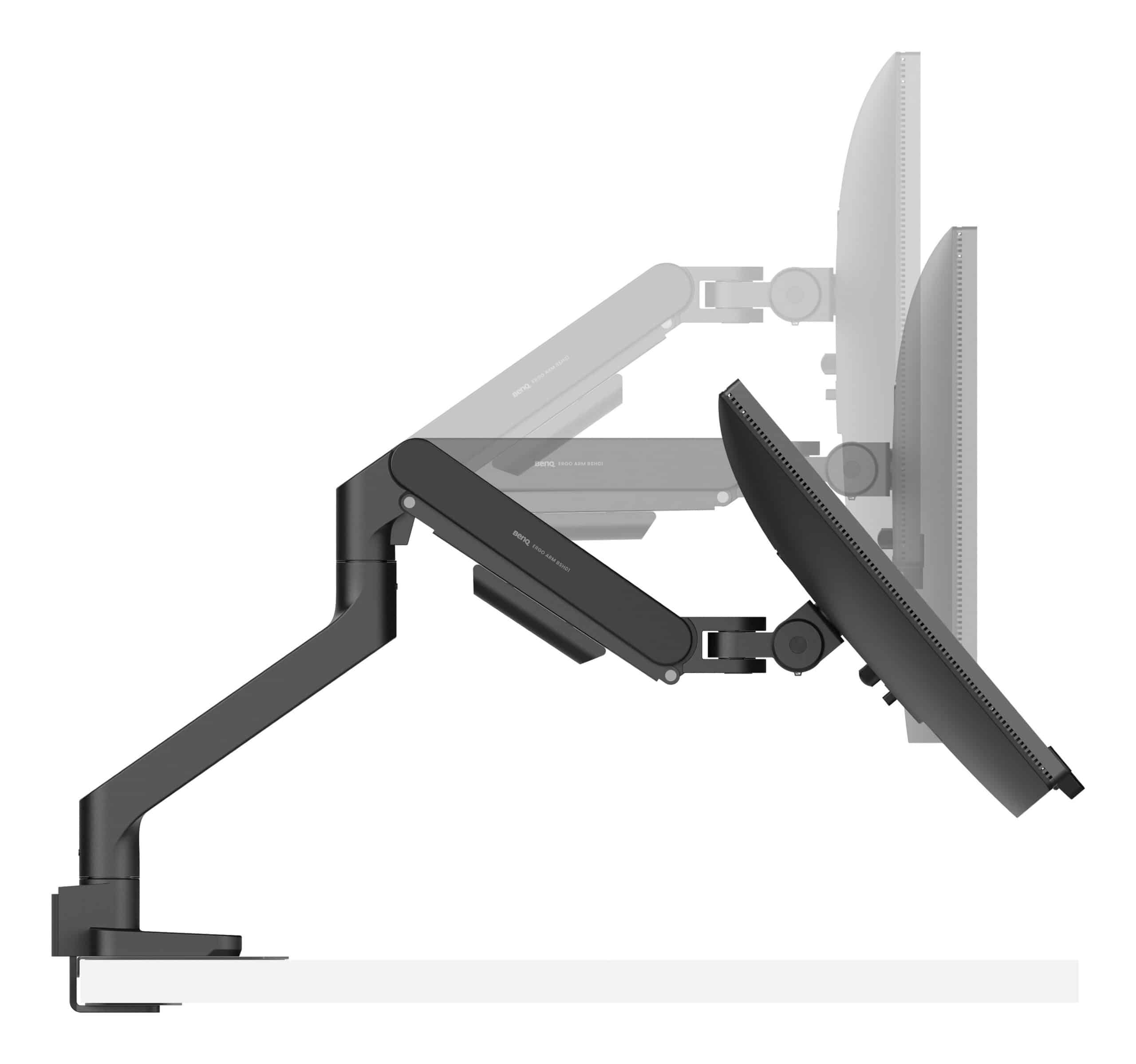 BenQ Ergo Arm BSH01 114,3 cm (45") Bureau Zwart - Afbeelding 2