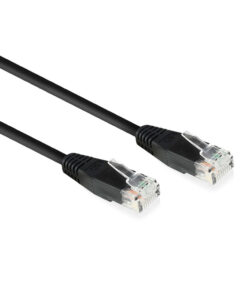 ACT Zwart 0,9 meter U/UTP CAT6 patchkabel met RJ45 connectoren