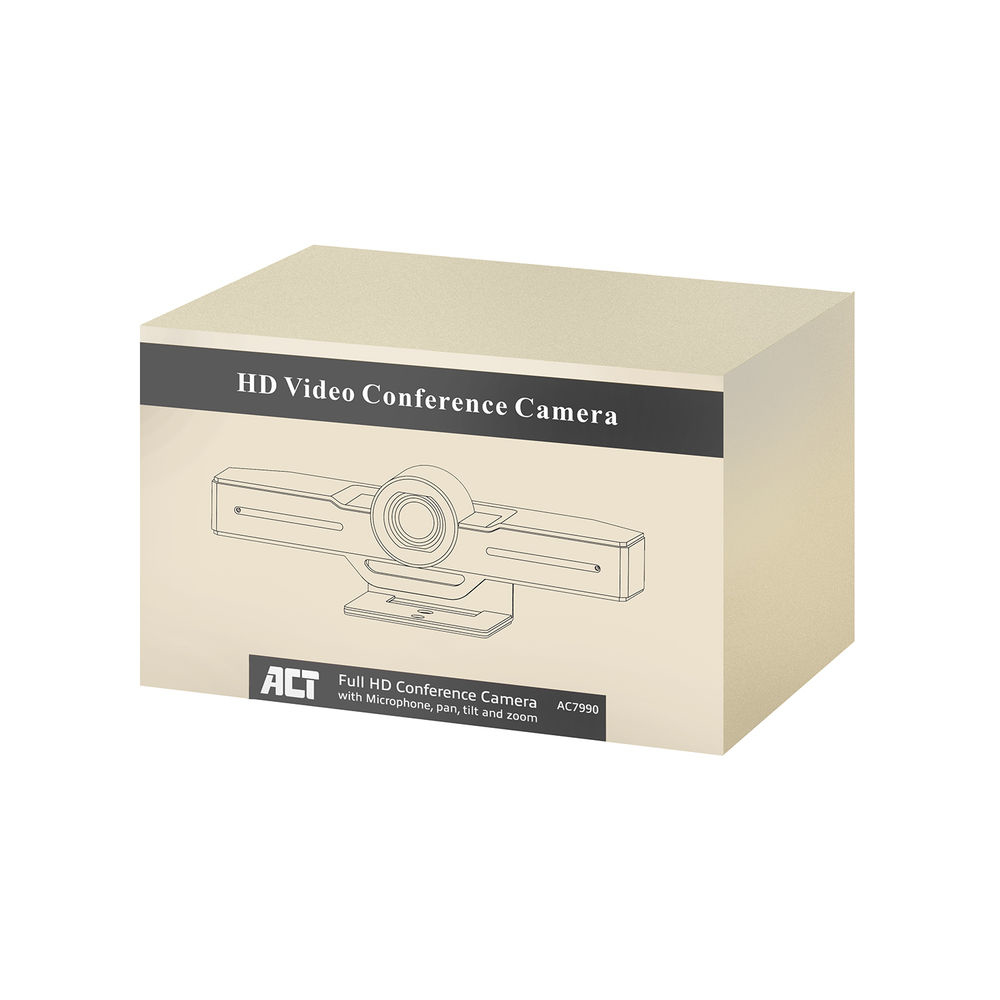 ACT Full HD Conference Camera met microfoon, pan, tilt en zoom - Afbeelding 7