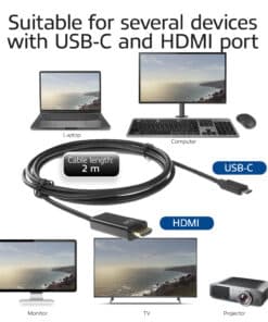 ACT USB-C naar HDMI kabel 2 meter - Afbeelding 5
