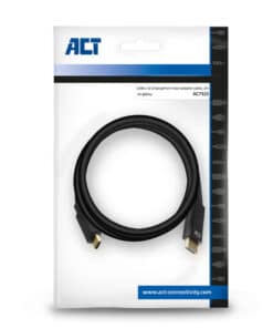 ACT USB-C naar DisplayPort kabel 2 meter - Afbeelding 2