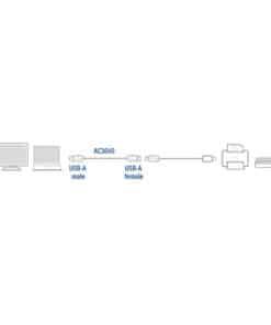 ACT USB 2.0 verlengkabel A male - A female 1,8 meter - Afbeelding 3