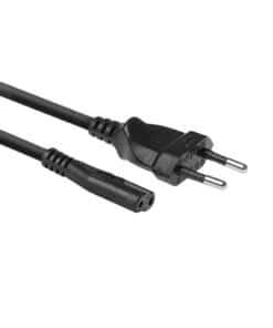 ACT Netsnoer Euro male - C7 female zwart 1,5 m
