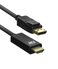ACT DisplayPort naar HDMI adapterkabel, 1,8 m