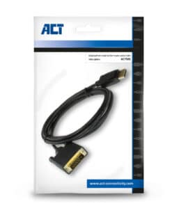 ACT DisplayPort naar DVI adapterkabel 1,8m - Afbeelding 4
