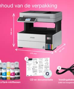 Epson EcoTank ET-5150 A4 multifunctionele Wi-Fi-printer met inkttank - Afbeelding 5