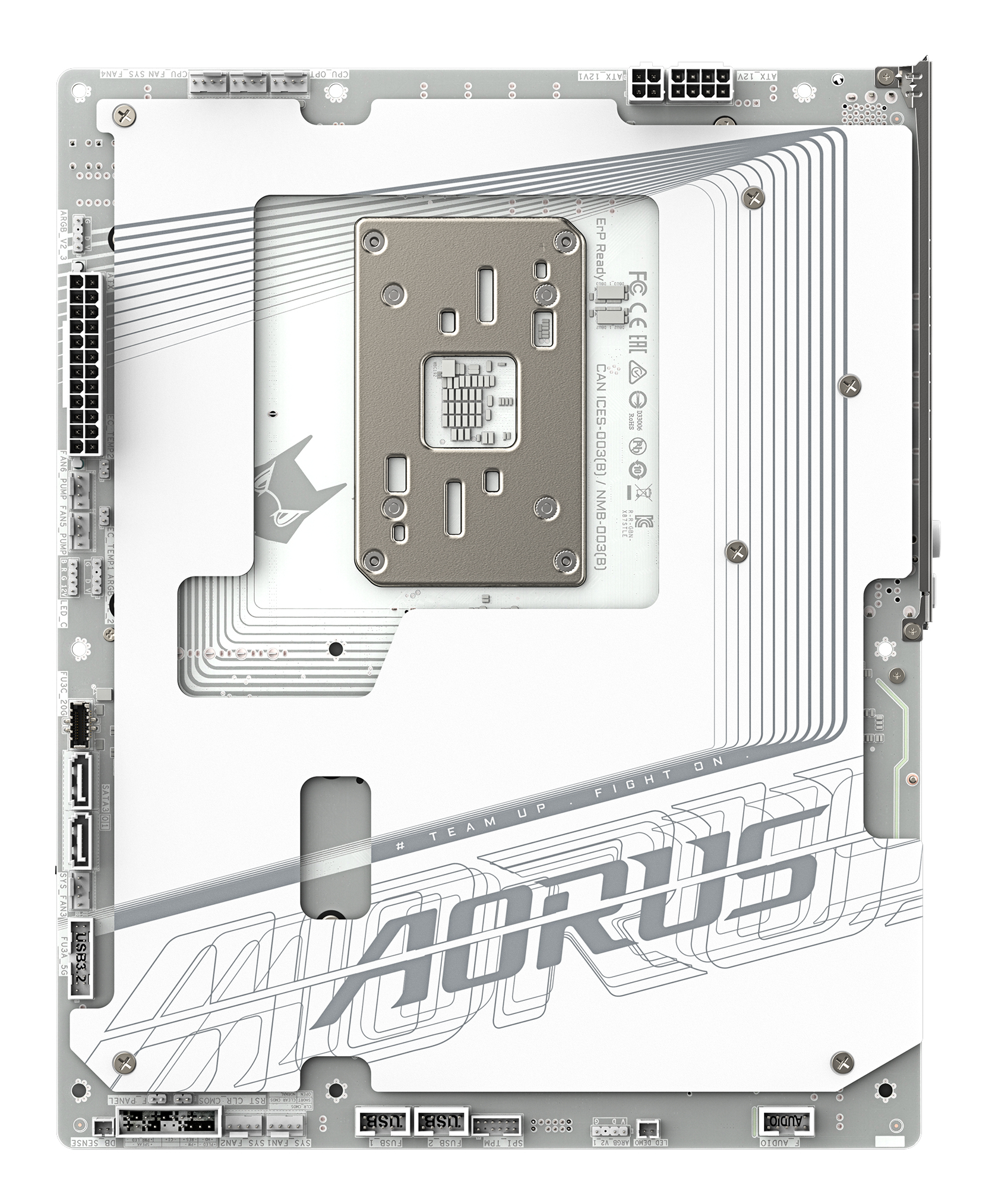 Gigabyte X870 A STEALTH ICE AORUS STEALTH ICE, ATX, AMD AM5, DDR5, 2x PCIe 5.0, Wi-Fi 7, 5 Gbe, USB4 - Afbeelding 3