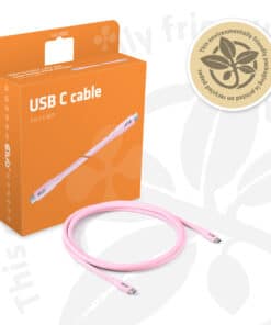 CLUB3D USB C oplaadkabel roze siliconen & tangle-free - Afbeelding 7