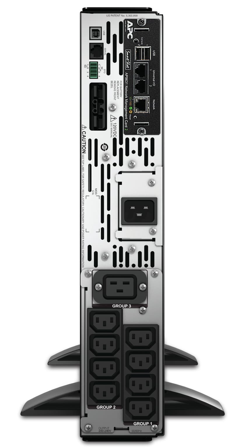 APC Smart-UPS X SMX3000RMHV2UNC - 8x C13, 1x C19 uitgang, USB, 3000VA, uitbreidbare runtime, NMC - Afbeelding 3