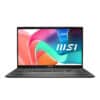 MSI Modern 15 F1MXG-1036BE Intel Core 5 120U Laptop 39,6 cm (15.6") Full HD 16 GB DDR4-SDRAM 512 GB SSD Wi-Fi 6E (802.11ax) Windows 11 Home Grijs