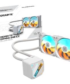GIGABYTE GAMING 240 ICE Processor Alles-in-één vloeistofkoeler 12 cm Wit