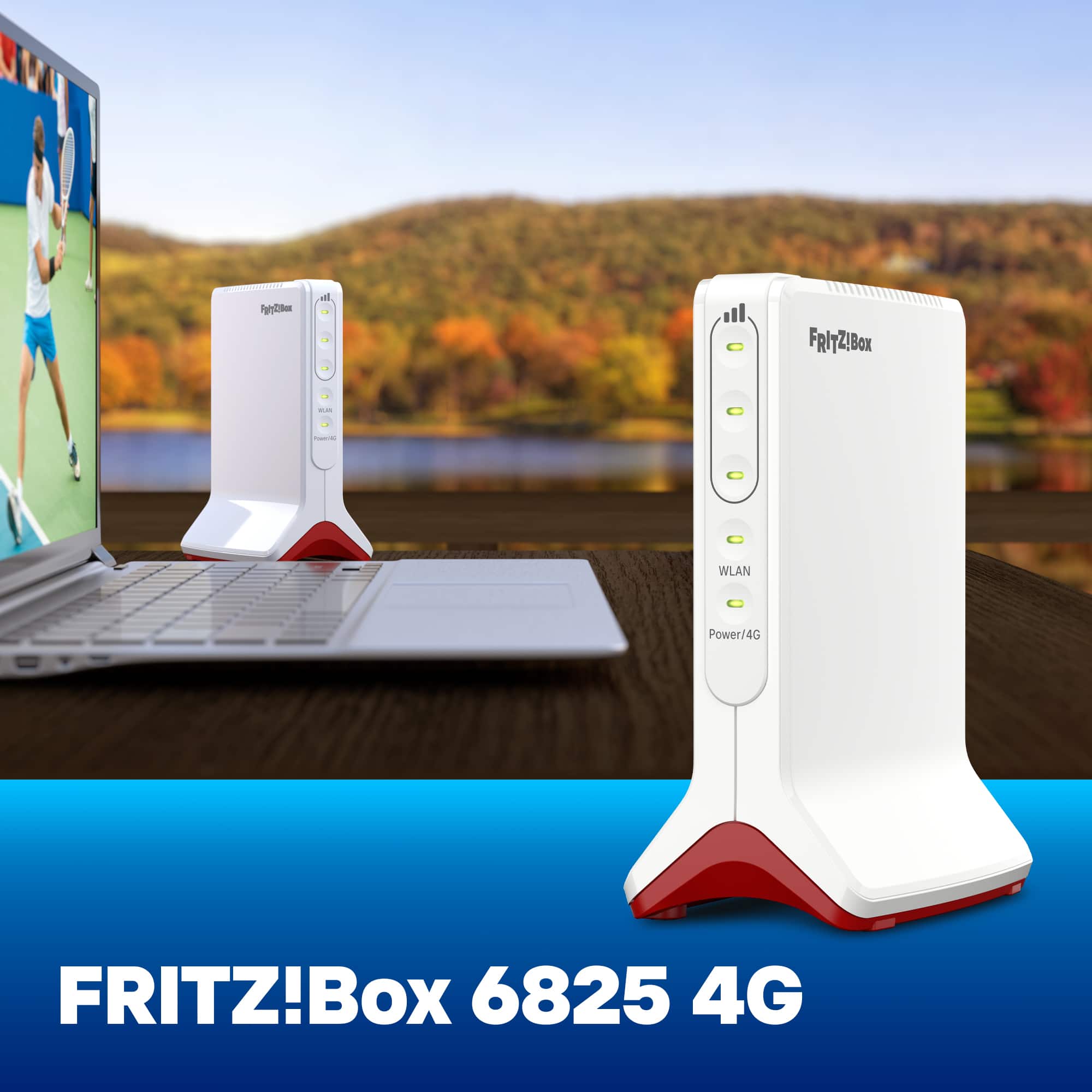 Box FRITZ! 6825 4G International draadloze router Gigabit Ethernet Single-band (2.4 GHz) Wit - Afbeelding 6
