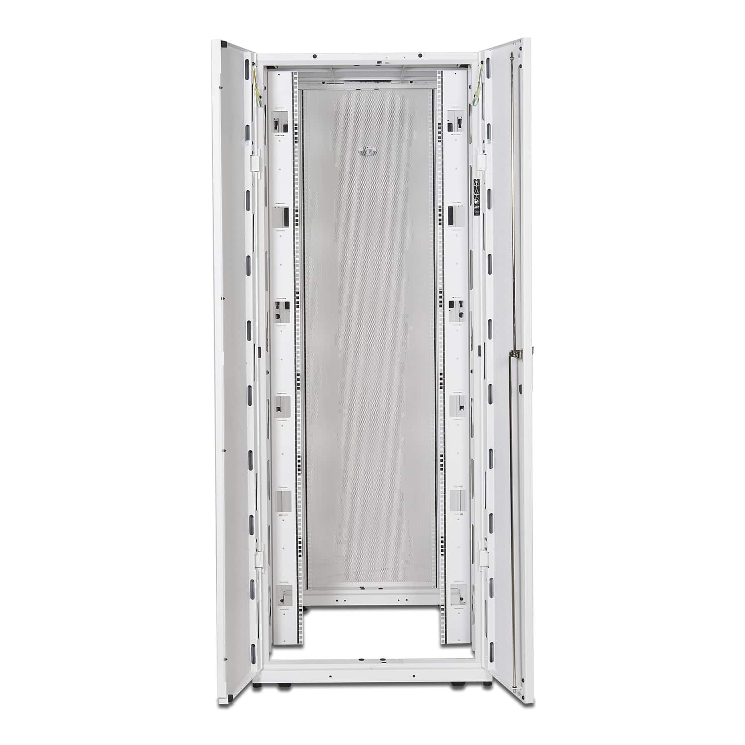 APC NetShelter SX 42U 750mm brede x 1070mm diepe behuizing met zijden, wit - Afbeelding 6
